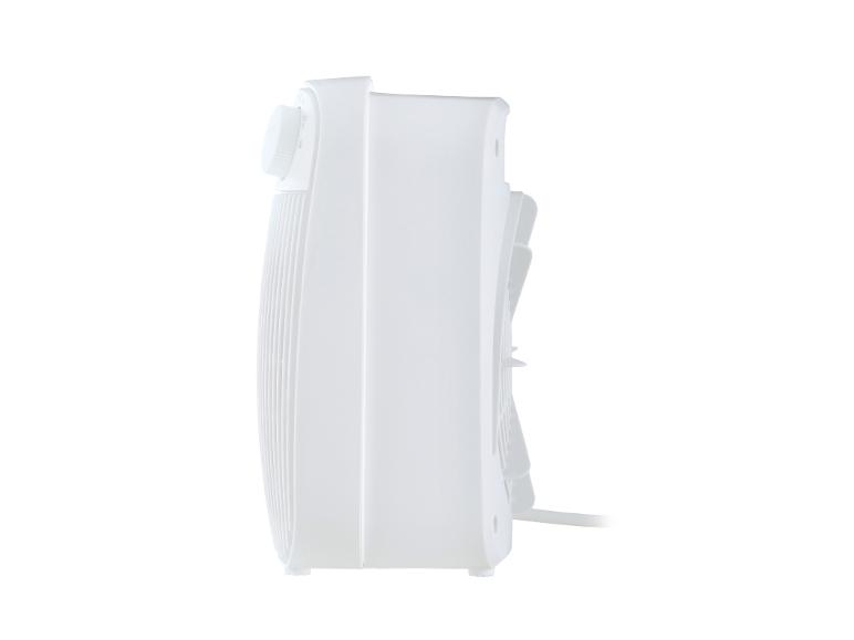 Radiateur électrique blanc vu de côté