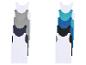 Lots de débardeurs pour enfants : blanc, gris, bleu marine, turquoise et noir.