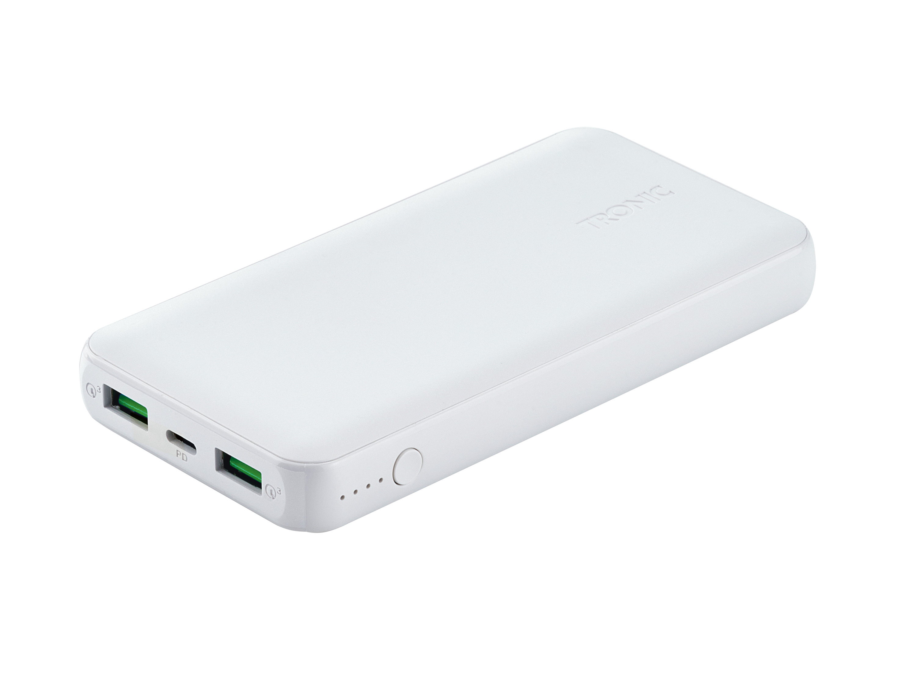TRONIC® Batterie externe TPB10000C1 10000 mAh (blanc)