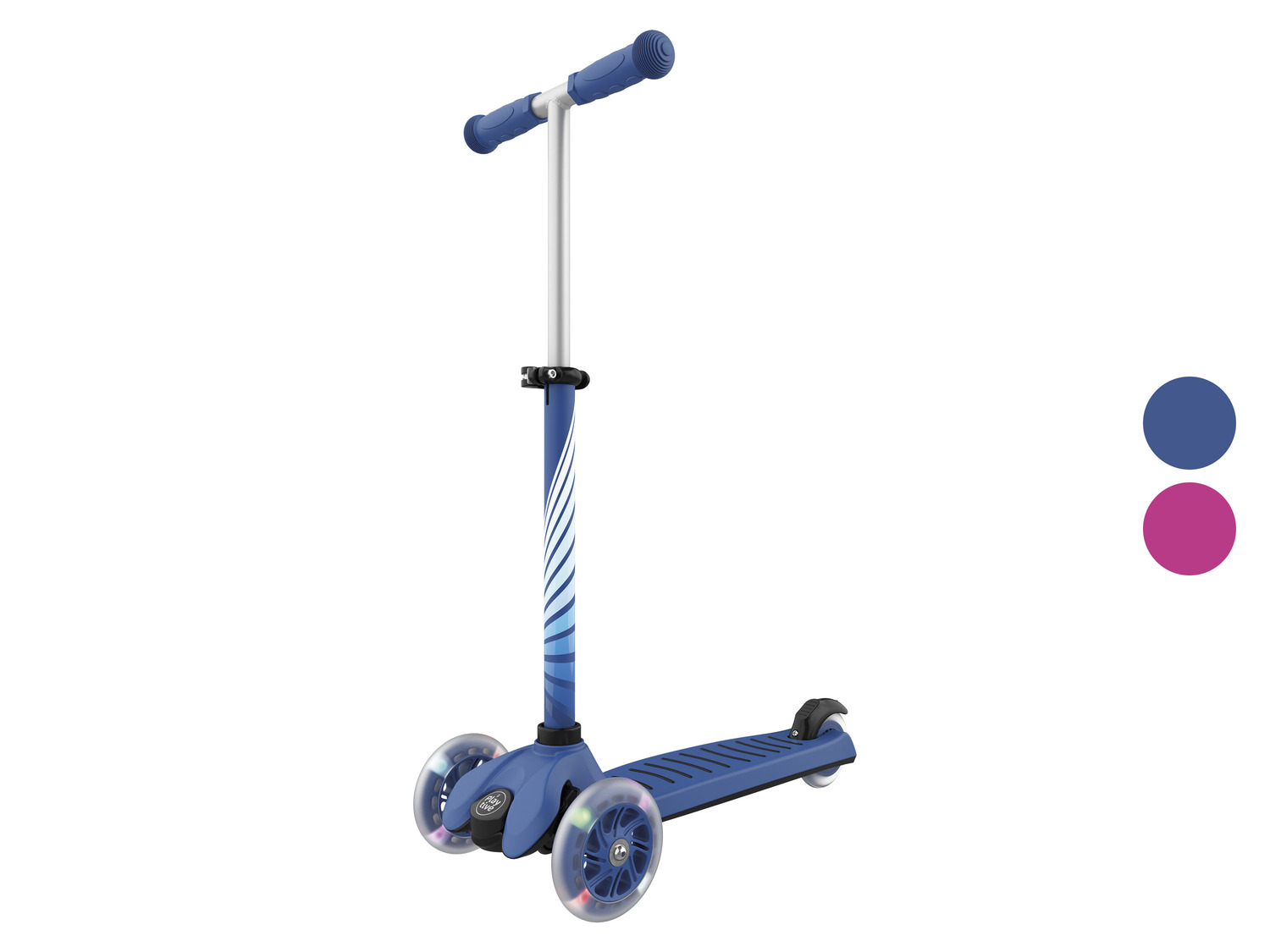 Playtive Trottinette avec roues LED colorées