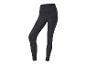 Leggings noirs taille haute avec un imprimé zèbre.