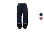Pantalon de survêtement bleu foncé pour enfants avec bandes réfléchissantes et options de couleur.
