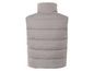 Une doudoune sans manches gris clair