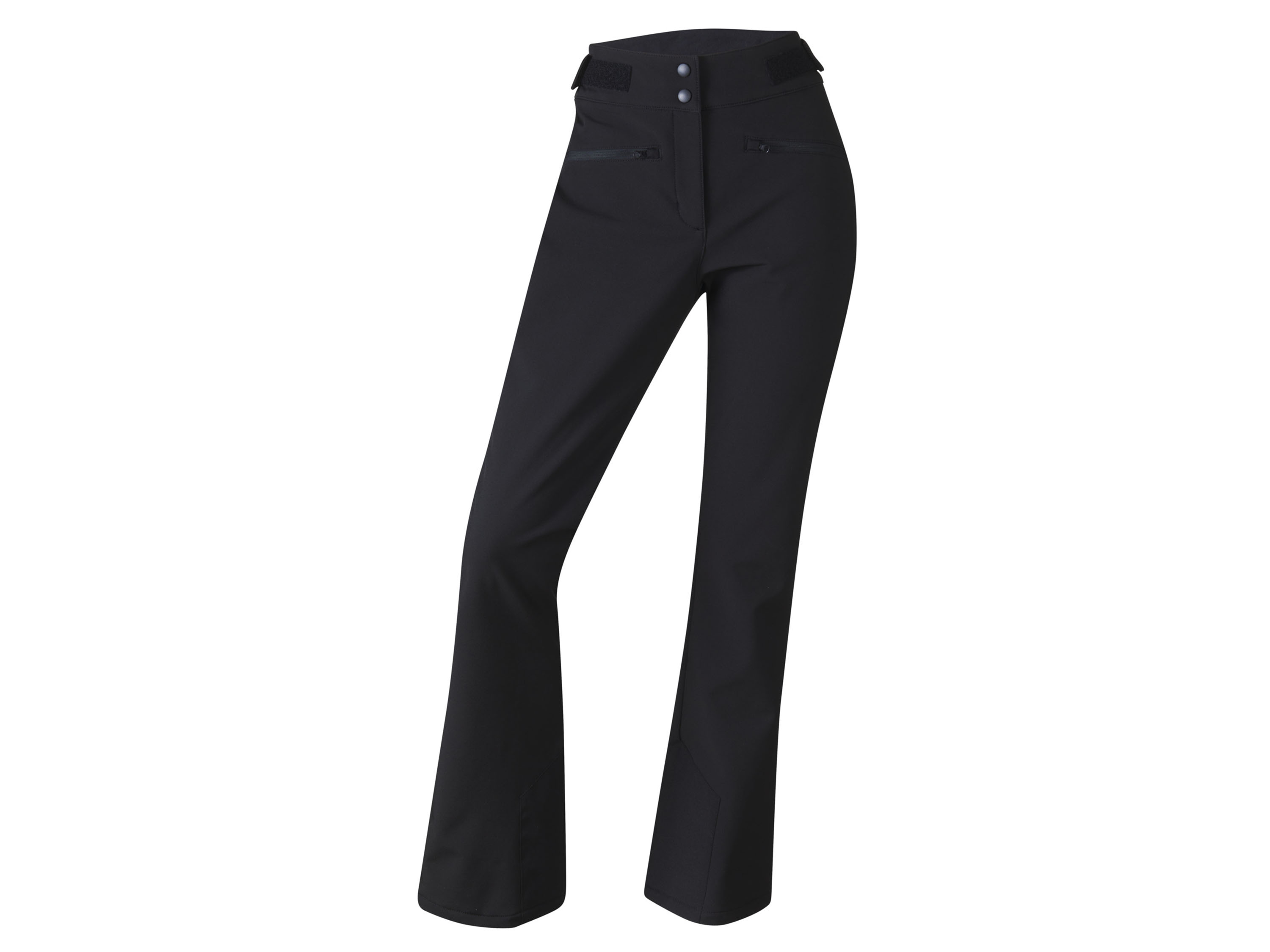 CRIVIT Pantalon de ski softshell femme (40, noir)