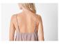 Robe cami mauve, vue de dos.