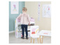 Un ensemble de jeu Peppa Pig avec un meuble de rangement, une chaise et une table.
