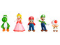 Figurines de Mario, Luigi, Peach et Yoshi.