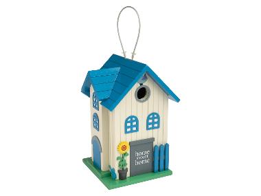 ZOOFARI® Nichoir (blanc-bleu)