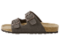 Sandales en cuir gris de la marque Natural Walk.