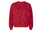 Sweat-shirt rouge avec un motif Mickey Mouse.