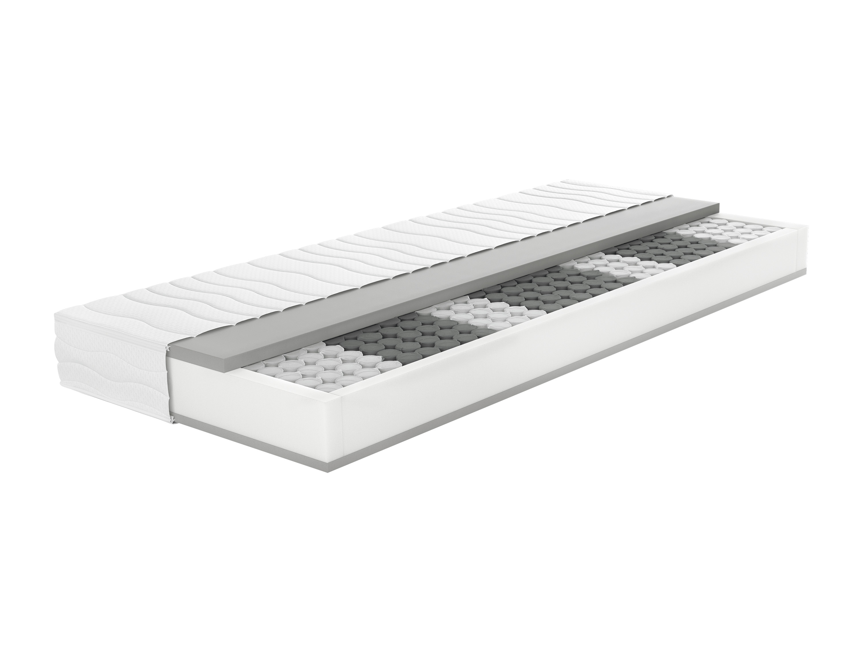 LIVARNO home Matelas à ressorts ensachés, 7 zones, H3, 90 x 190 cm