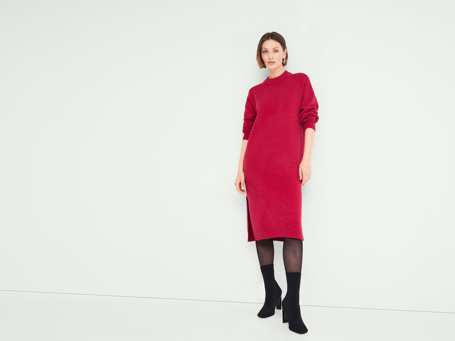 Robe grosse maille femme online