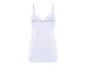 Débardeur et caraco blanc, lingerie féminine.