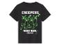 T-shirt noir Minecraft : Creepers câlins.