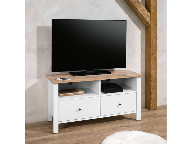 Aller en mode plein écran : LIVARNO home Meuble TV Stockholm, 113 x 40 x 57 cm - Image 4