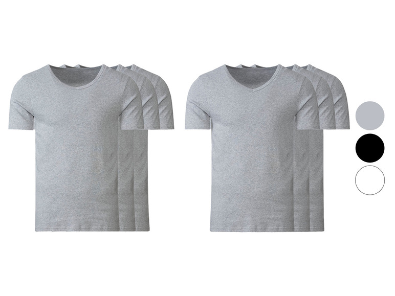 Aller en mode plein écran : LIVERGY® Lot de 3 t-shirts manches courtes homme - Image 1