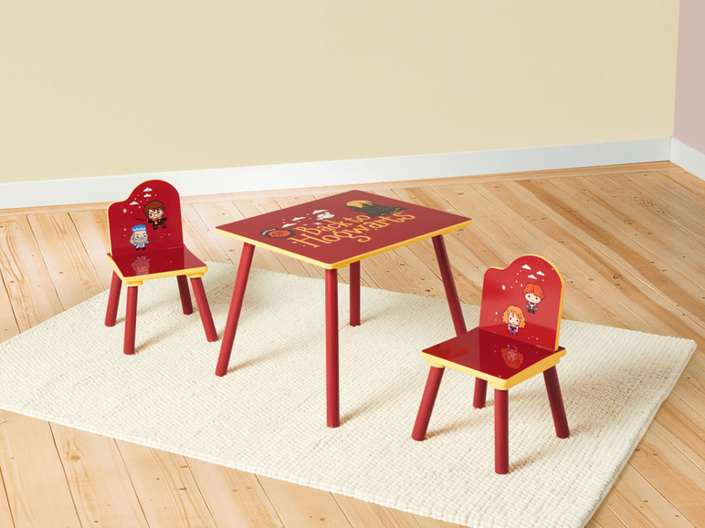 Aller en mode plein écran : Ensemble table et chaises Harry Potter pour enfants, 3 pièces - Image 4