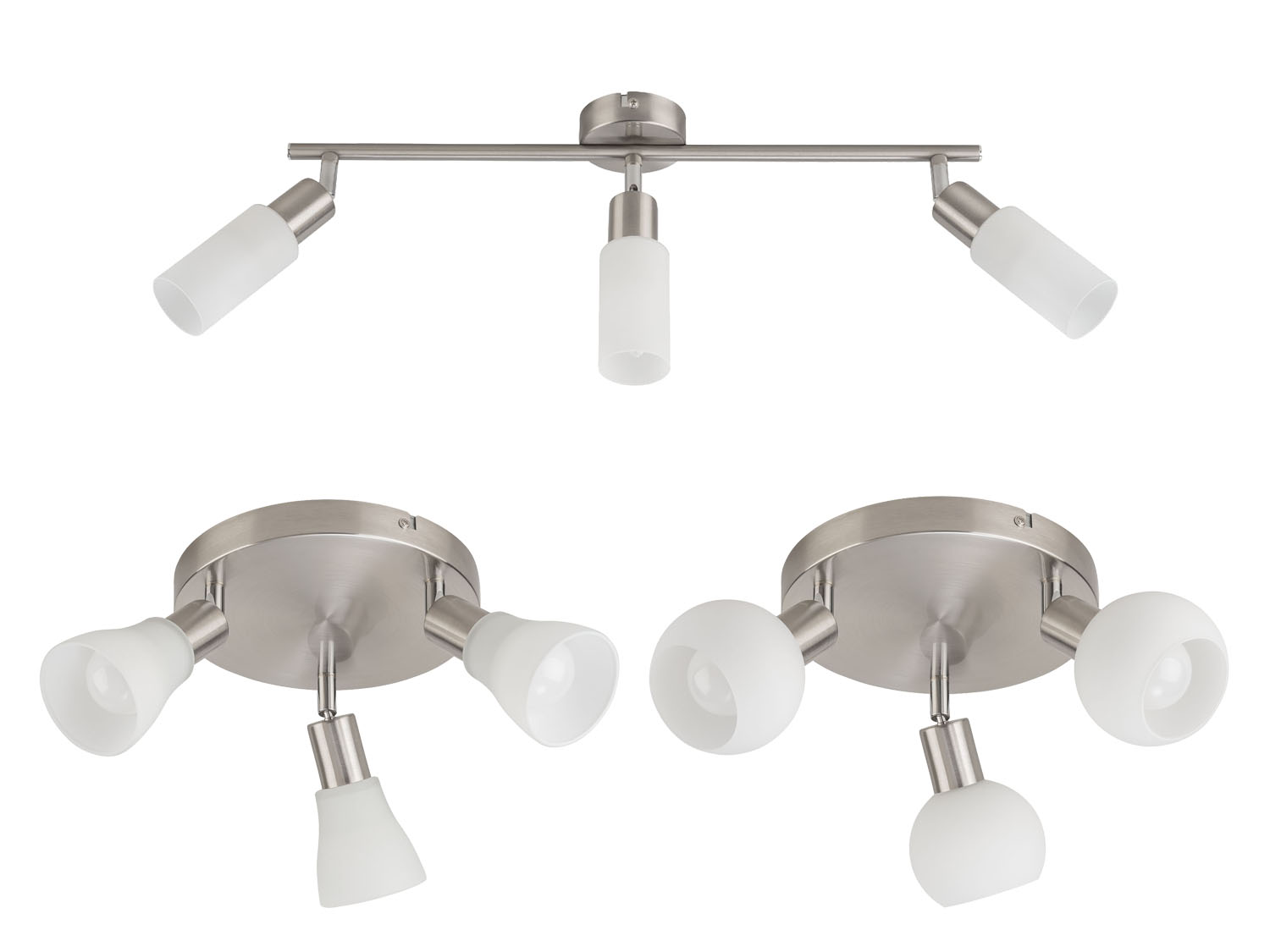 LIVARNO home Plafonnier à LED à 3 spots, 14,7 W