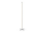 Un lampadaire avec un abat-jour long et droit.