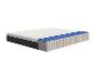 Matelas avec mousse à mémoire de forme et ressorts ensachés.