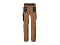 Pantalon de travail marron avec plusieurs poches.