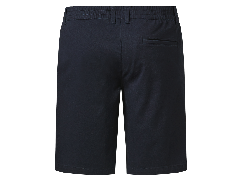 Short homme bleu marine avec élastique à la taille.