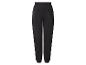 Pantalon de survêtement noir avec taille élastique et poignets côtelés