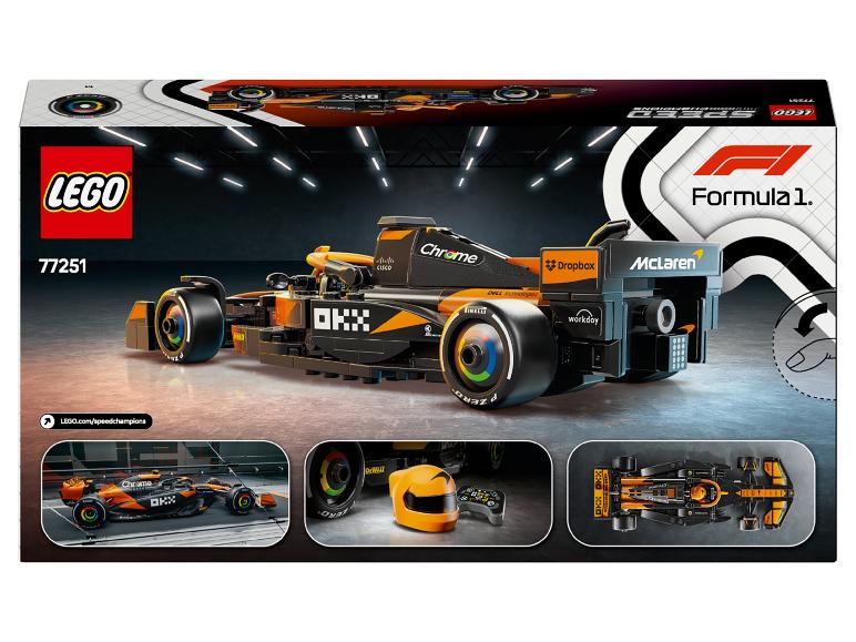 Boîte LEGO Speed Champions avec la voiture de Formule 1 McLaren (77251).
