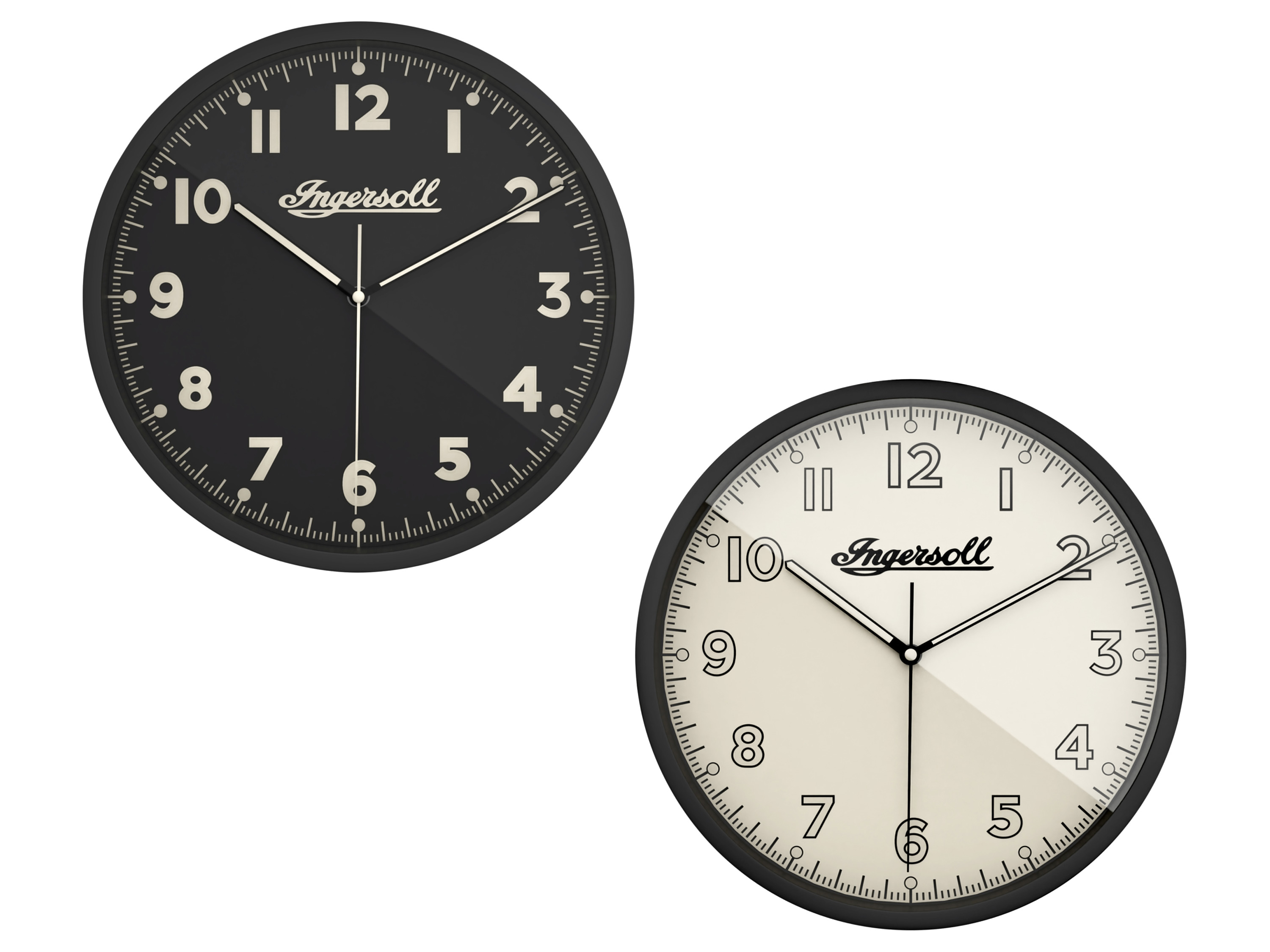 Ingersoll Horloge murale quartz, Ø 30 cm