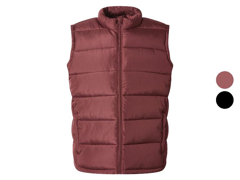Gilet matelassé pour homme en deux couleurs : bordeaux et noir