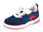 Chaussures Spiderman pour enfant : baskets bleu marine et rouge.