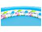 Piscine gonflable pour enfants, décor sous-marin.