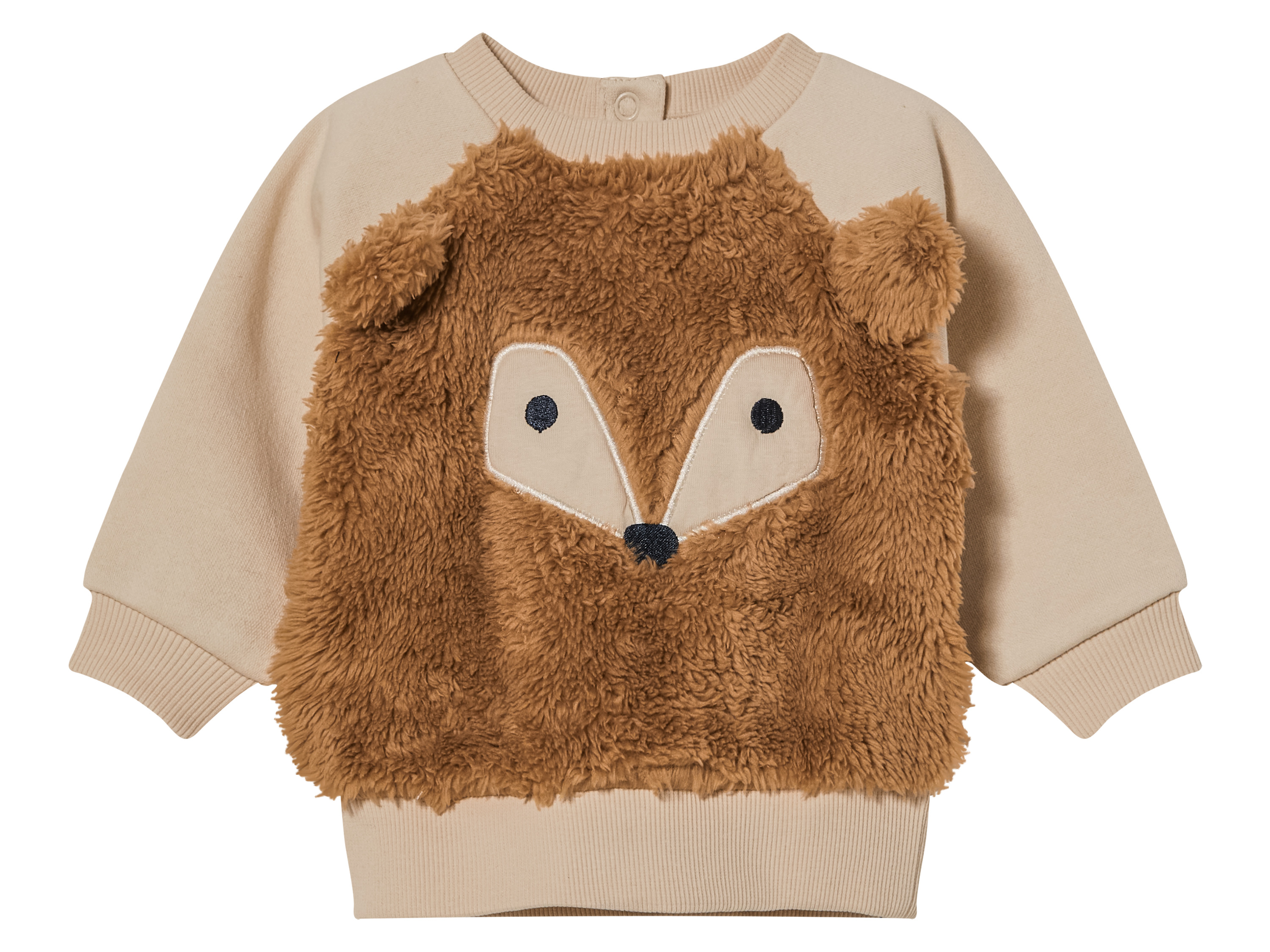 lupilu® Pull en peluche bébé (62/68, beige)