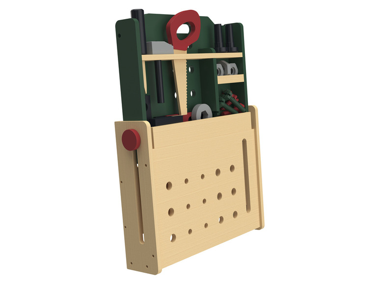 Aller en mode plein écran : Playtive Établi, table de cuisine ou coiffeuse en bois - Image 9