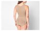 Un body beige avec des coutures apparentes pour un look plus affiné.