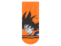 Chaussettes oranges à l'effigie de Goku de Dragon Ball.