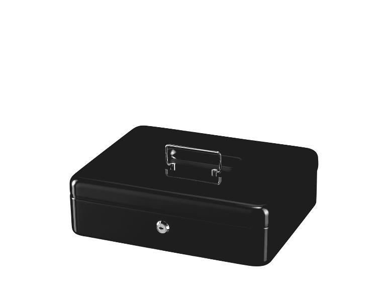 Boîte à monnaie noire en métal BURG WÄCHTER ZK MONEY 5030 Euro.