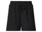 Short noir avec taille élastique et cordon de serrage