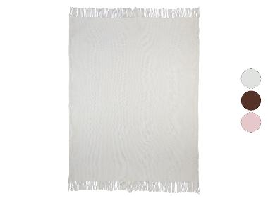 LIVARNO home Plaid en maille chenille
