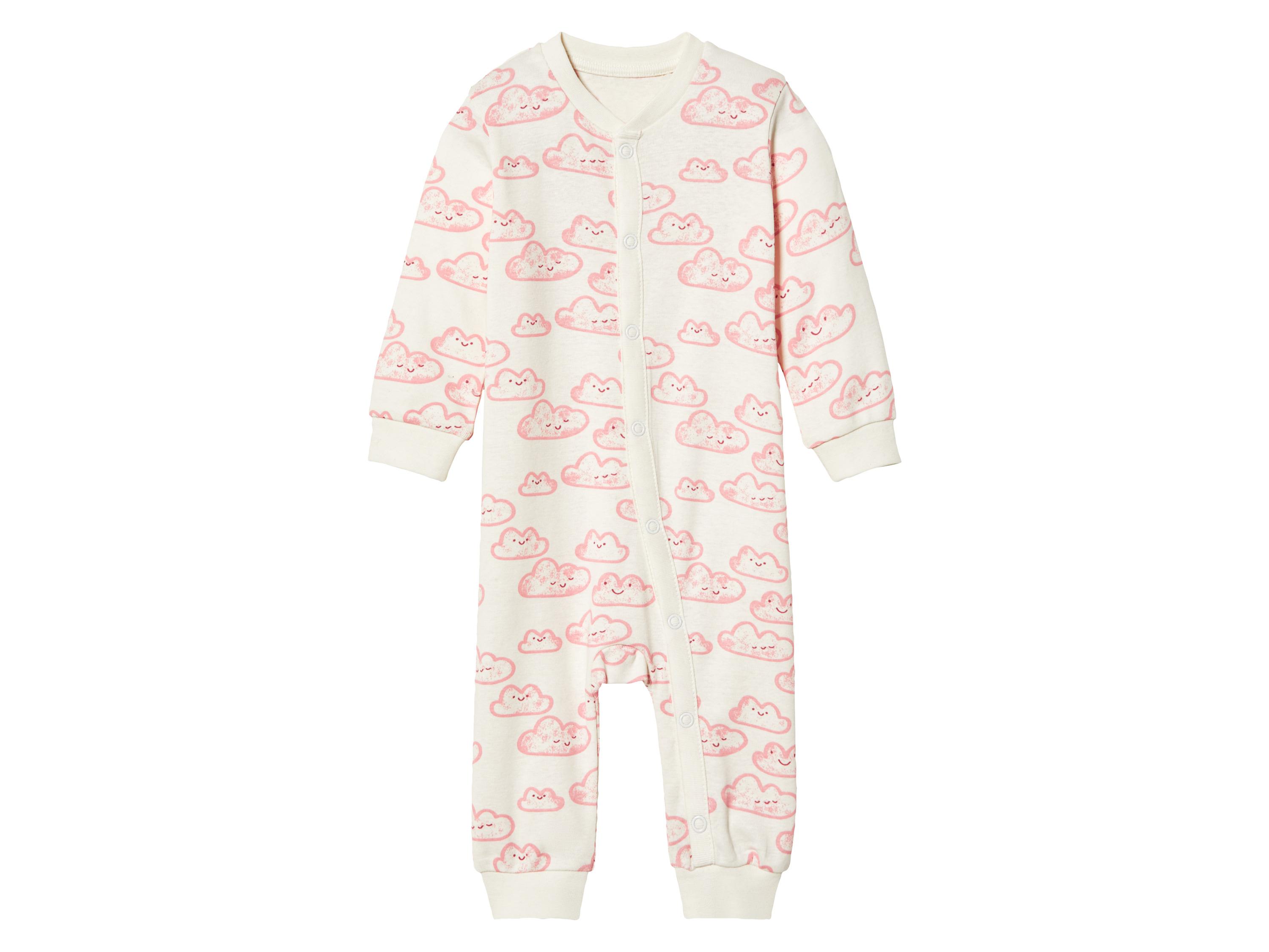 lupilu® Grenouillère bébé (Blanc, 62/68)
