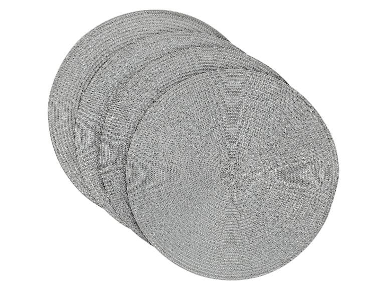 Lot de 4 set de table, Ø 38 cm.