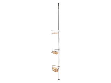 LIVARNO® Étagère de douche télescopique en bambou