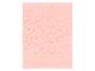 Serviette rose pâle en tissu éponge.