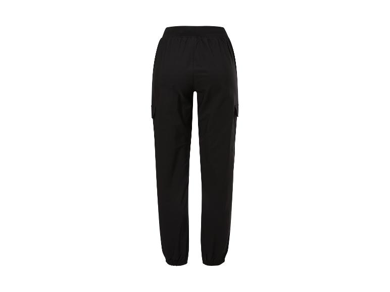 Pantalon cargo noir : vue arrière.