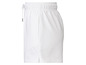 Short de sport blanc avec cordon de serrage