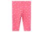 Legging rose à pois blancs pour enfant