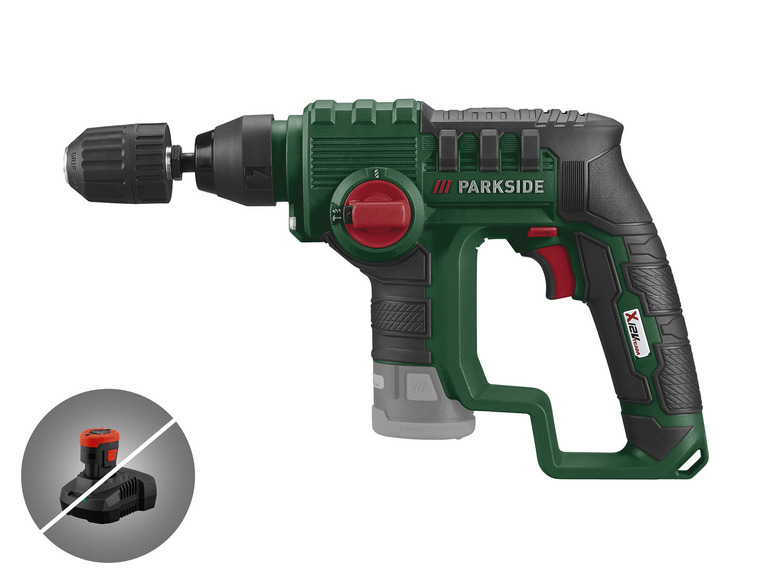 Aller en mode plein écran : PARKSIDE® Marteau perforateur sans fil PBHA 12 A1, 12 V - Image 1