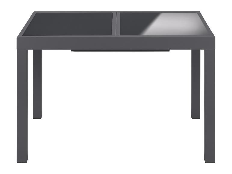 Table de jardin + Lot de 6 fauteuils en aluminium Toronto