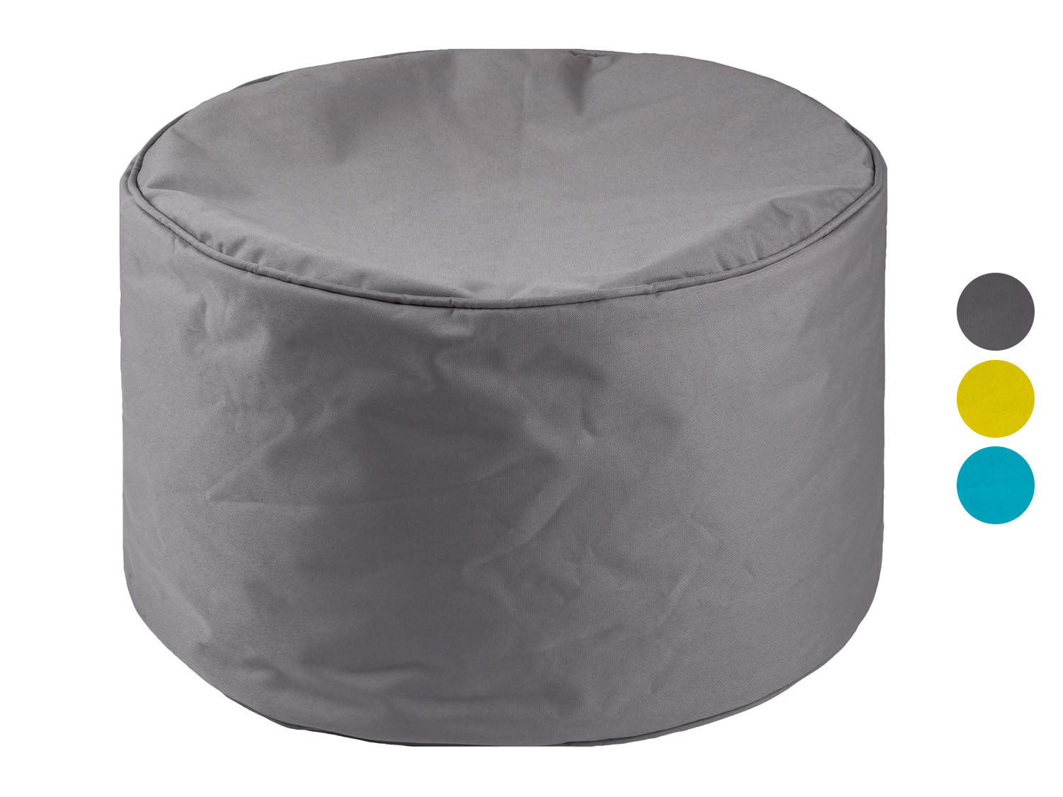 LIVARNO home Pouf intérieur et extérieur, rond