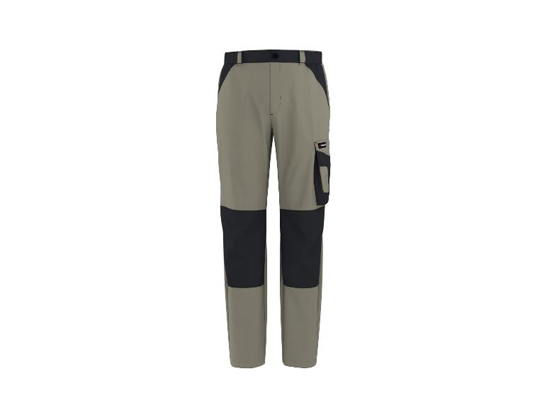 Pantalon de travail PARKSIDE pour homme beige et noir avec poches cargo